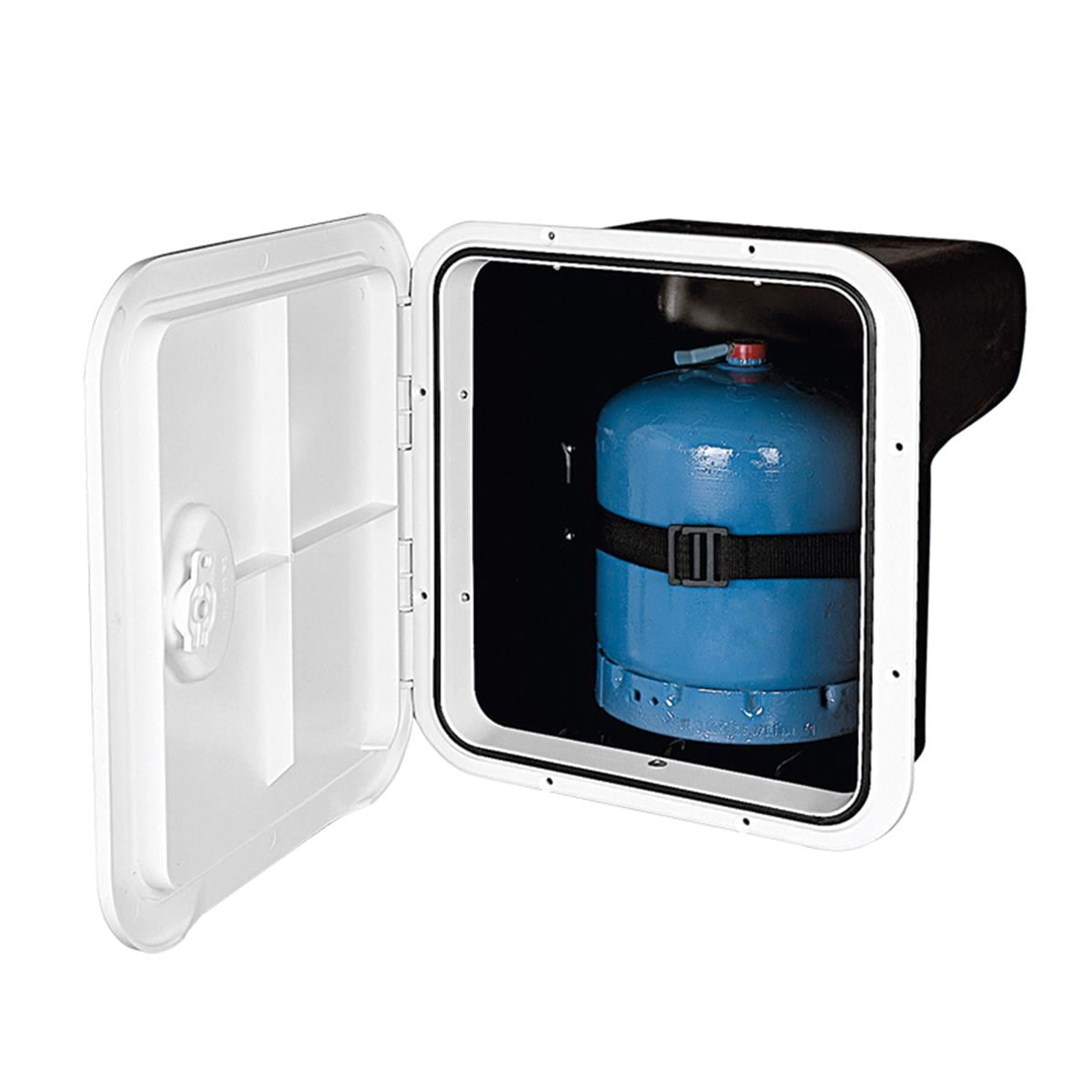  TOP LINE Saklama Bölmesi - Tüp Gaz için 3kg,Beyaz,370x390mm, Tam Contalı 