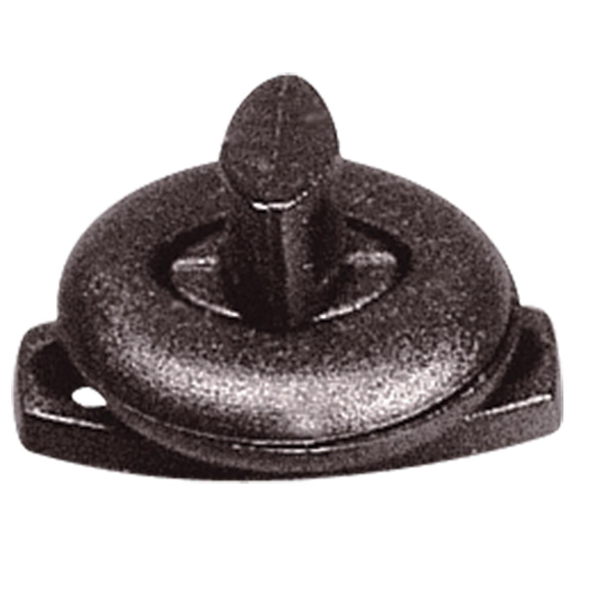  Twist Studd & Clinch Plate, Ø29mm, 35x17mm, Black 