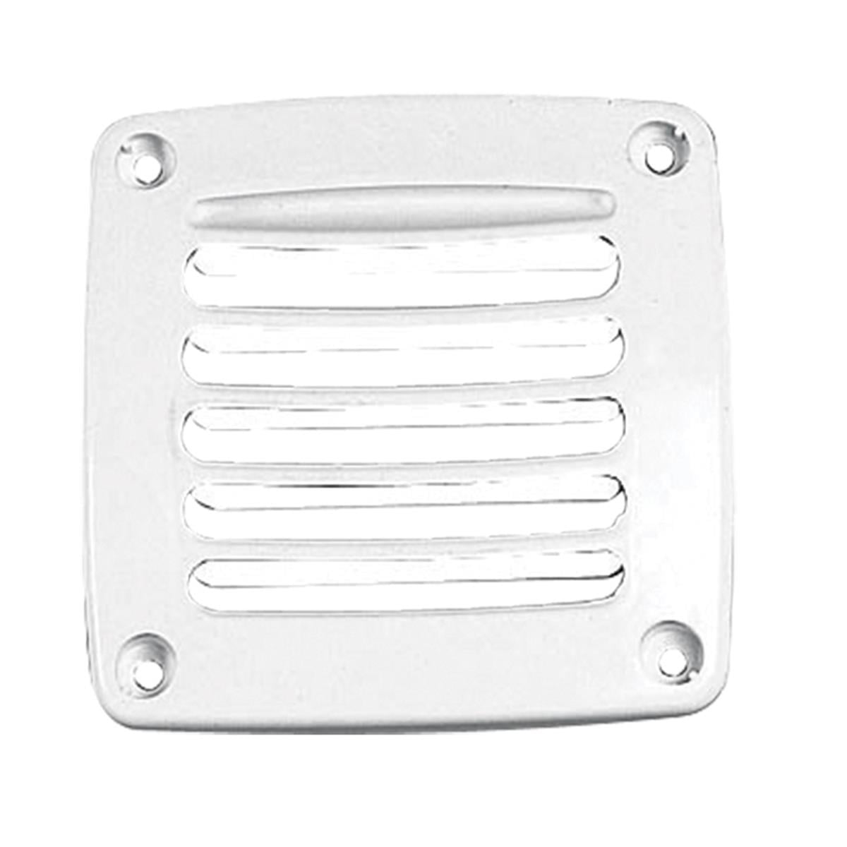  Ventilation Shaft Grilles Cover, 118x118mm, White 