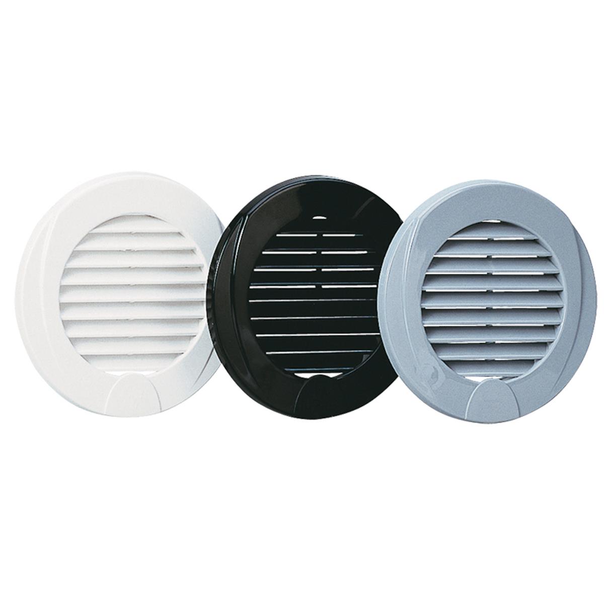  Ventilation Shaft Grilles Cover, Ø76mm, Grey 