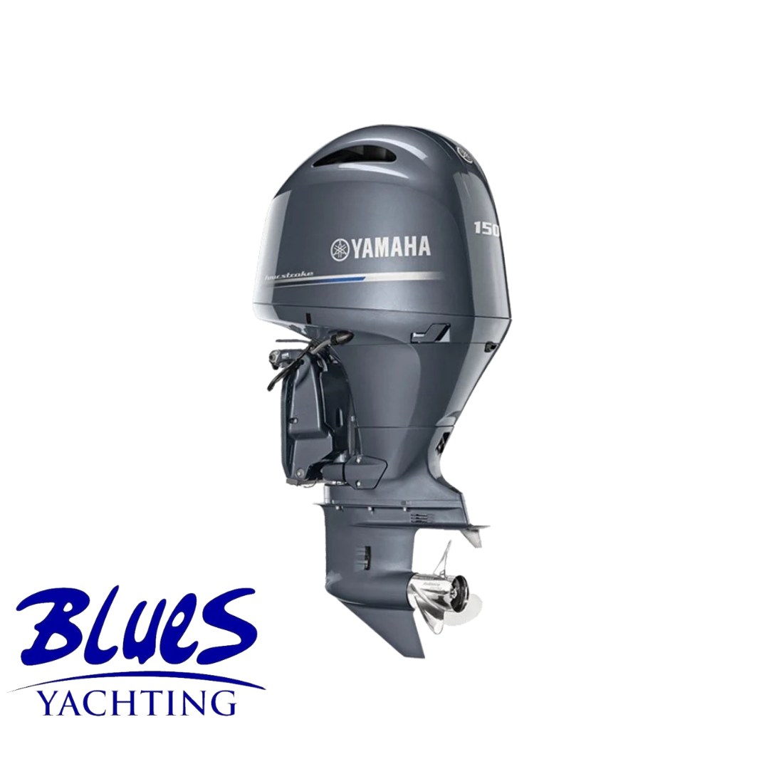  YAMAHA F150JETX 150 HP Elektrikli Trimli Ekstra Uzun Şaft Dıştan Takma Deniz Motoru 