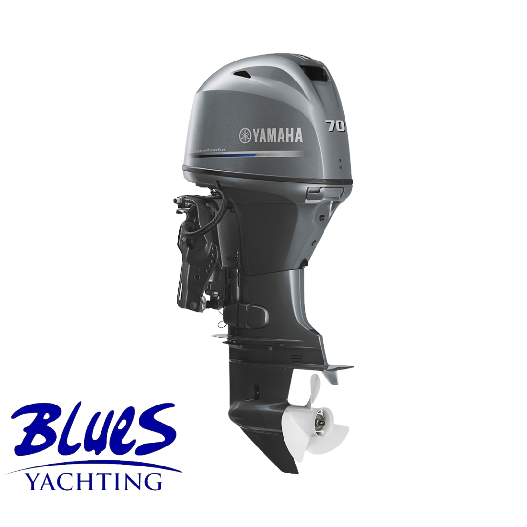  YAMAHA F70AETL 70 HP Elektrikli Trimli Uzun Şaft Dıştan Takma Deniz Motoru 