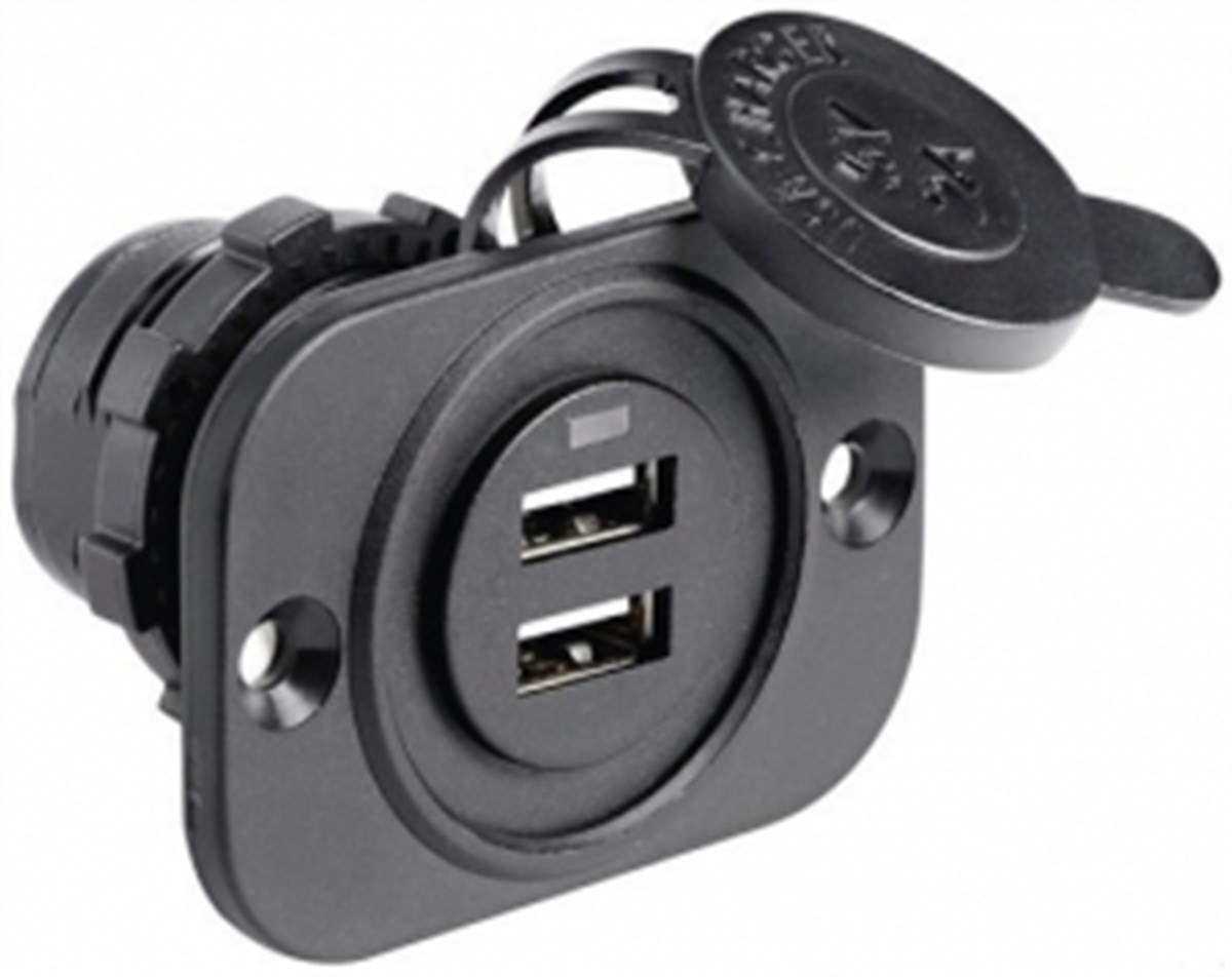 Çiftli USB soket