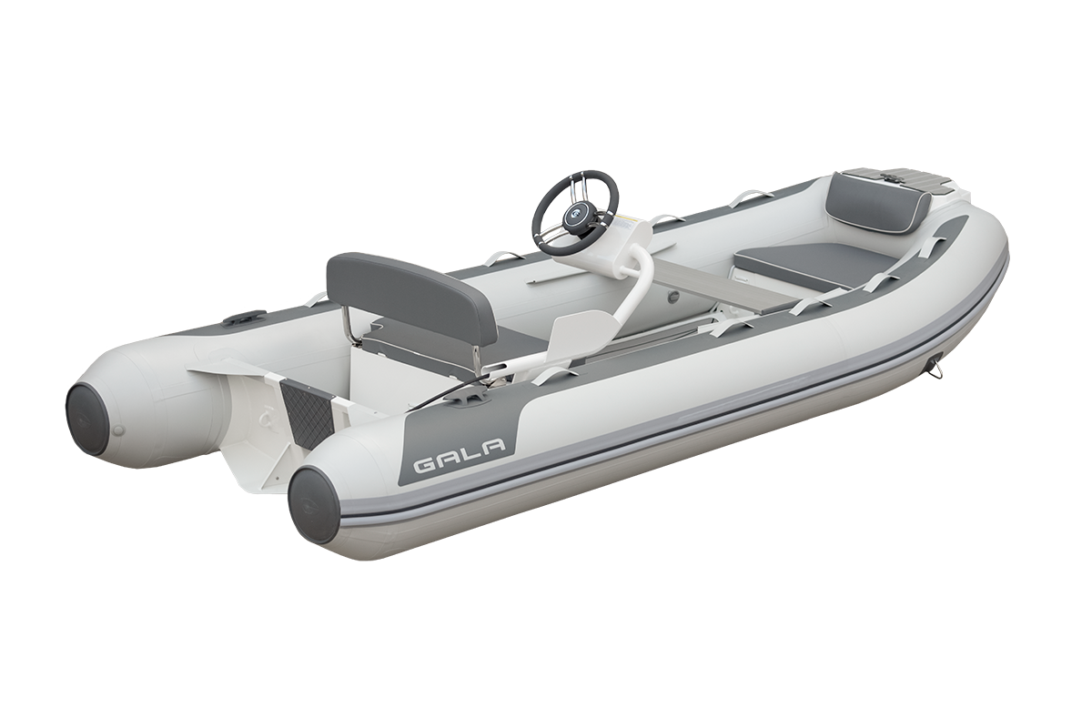 GALA Atlantis 390 Aquahelm Alüminyum Tabanlı Direksiyonlu PVC Şişme Bot