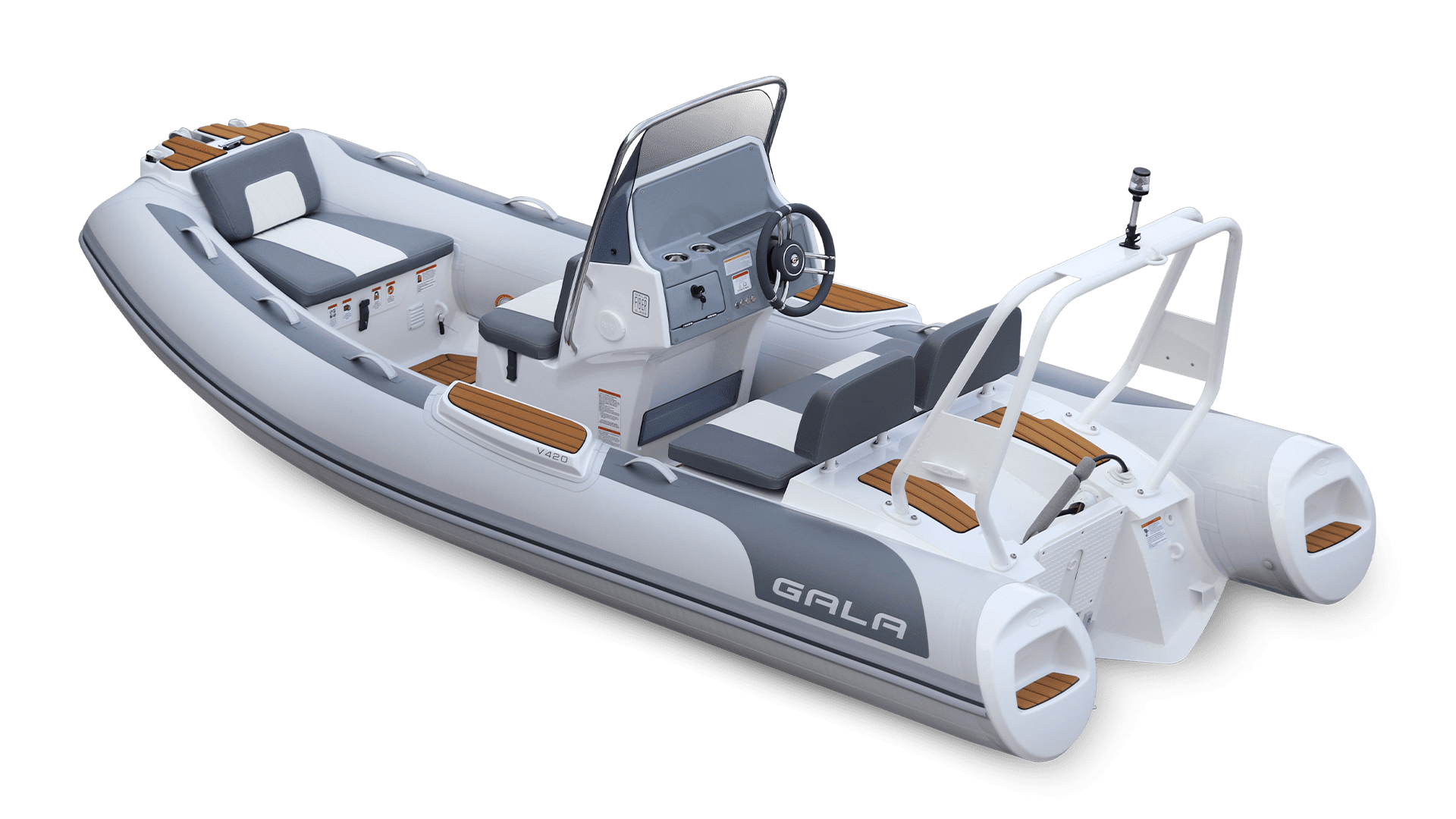 GALA Viking 420H Alüminyum Tabanlı,Oturma Gruplu, Hypalon Şişme Bot