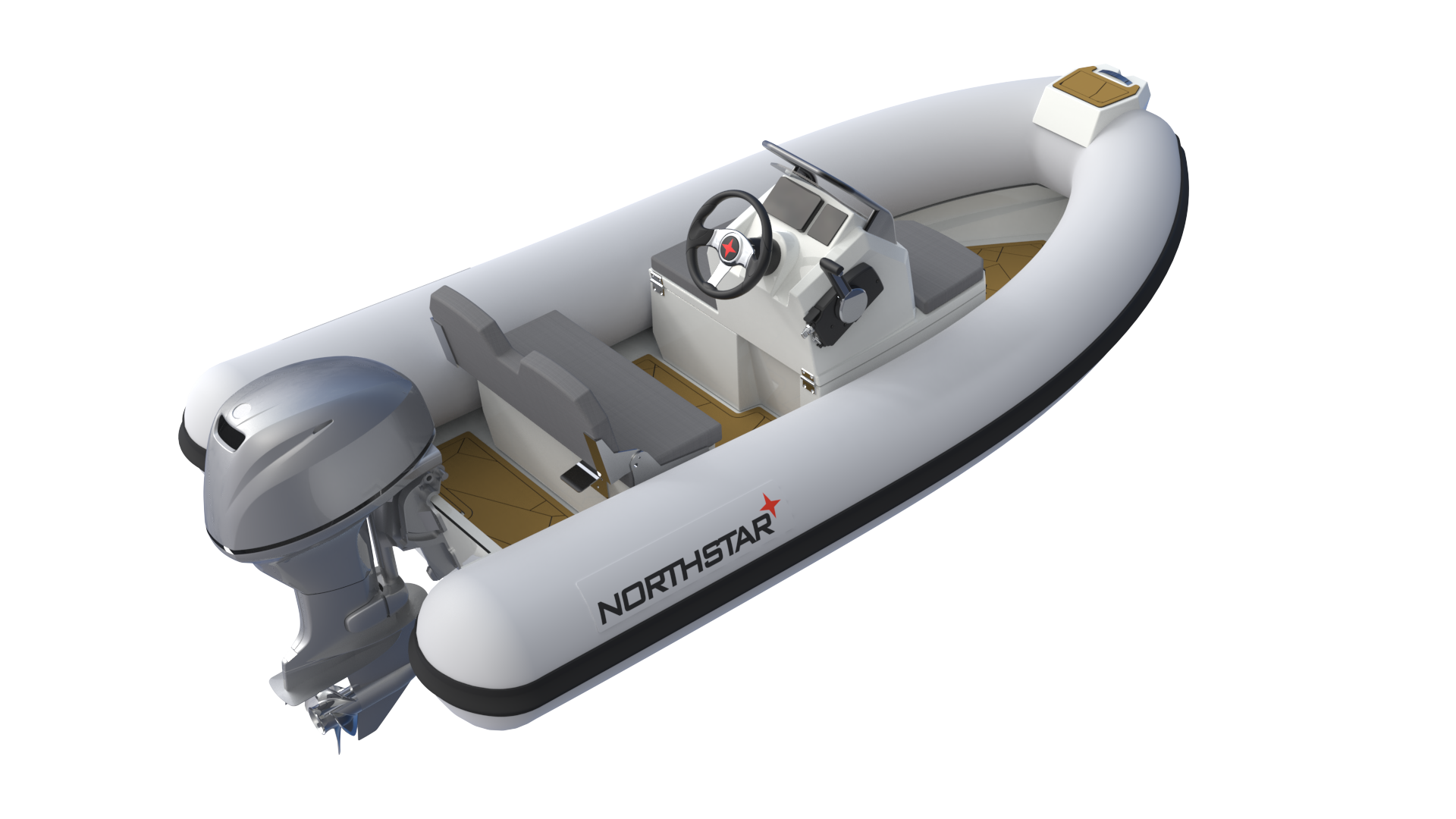 NORTHSTAR Vega 3.5 Fiber Tabanlı Konsollu Hypalon Şişme Bot