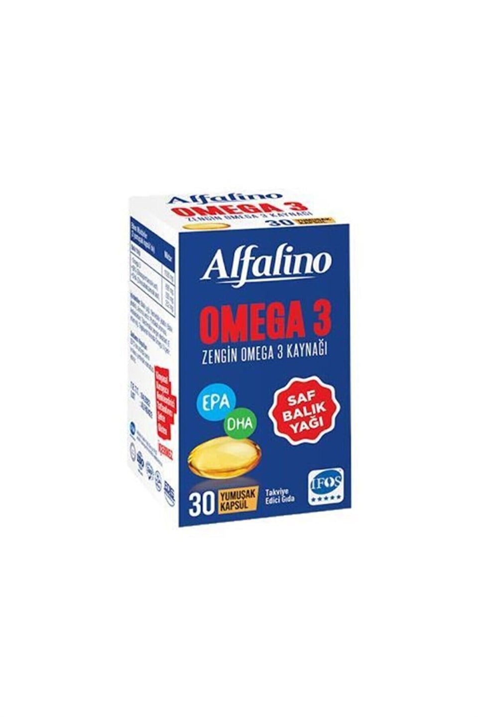  Alfalino Omega 3 Balık Yağı 30 Yumuşak Kapsül