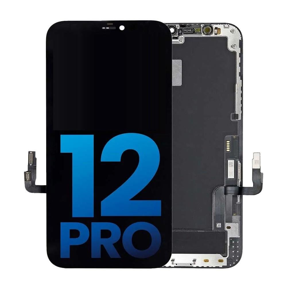Apple iPhone 12 Pro Lcd Ekran Dokunmatik Siyah Servis Revize