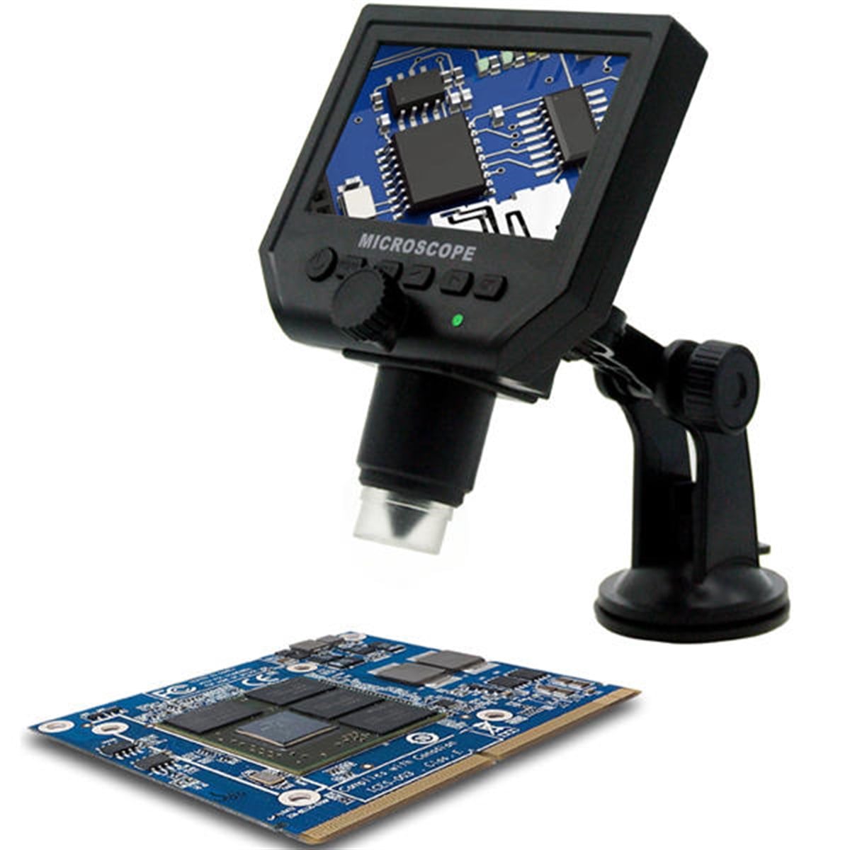 1-600X 3.6Mp Dijital Mikroskop 4.3İnch Hd Lcd Gostergeli