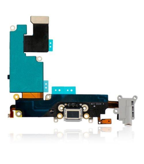  iPhone 6 Plus Uyumlu Kulaklık Soketli Şarj Soketli Film Beyaz