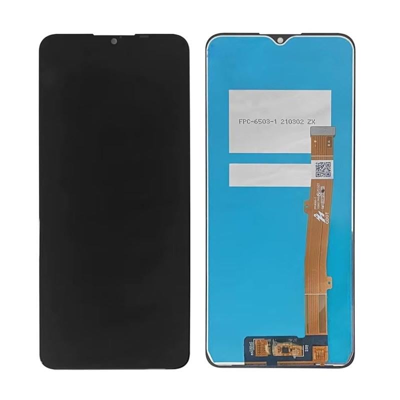 Tcl 10 Se Uyumlu Lcd Ekran Dokunmatik Siyah Çıtasız