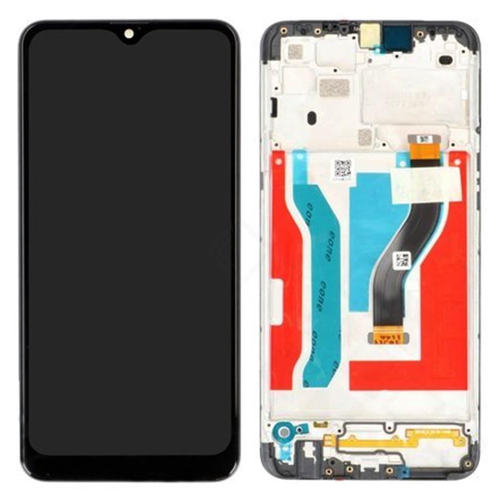 Samsung Galaxy A10s A107 Uyumlu Lcd Ekran Dokunmatik Siyah Servis Çıtalı GH81-17482A