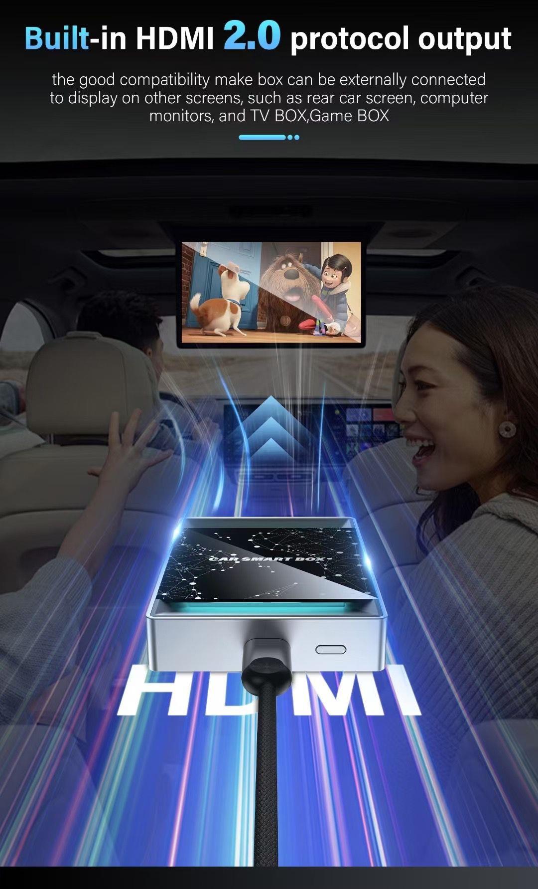 Araç İçi Multimedya Smart Box | CarPlay, Android Auto, Netflix & YouTube