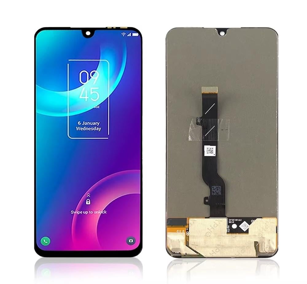 Tcl 30 Plus Uyumlu Lcd Ekran Dokunmatik Siyah Çıtasız