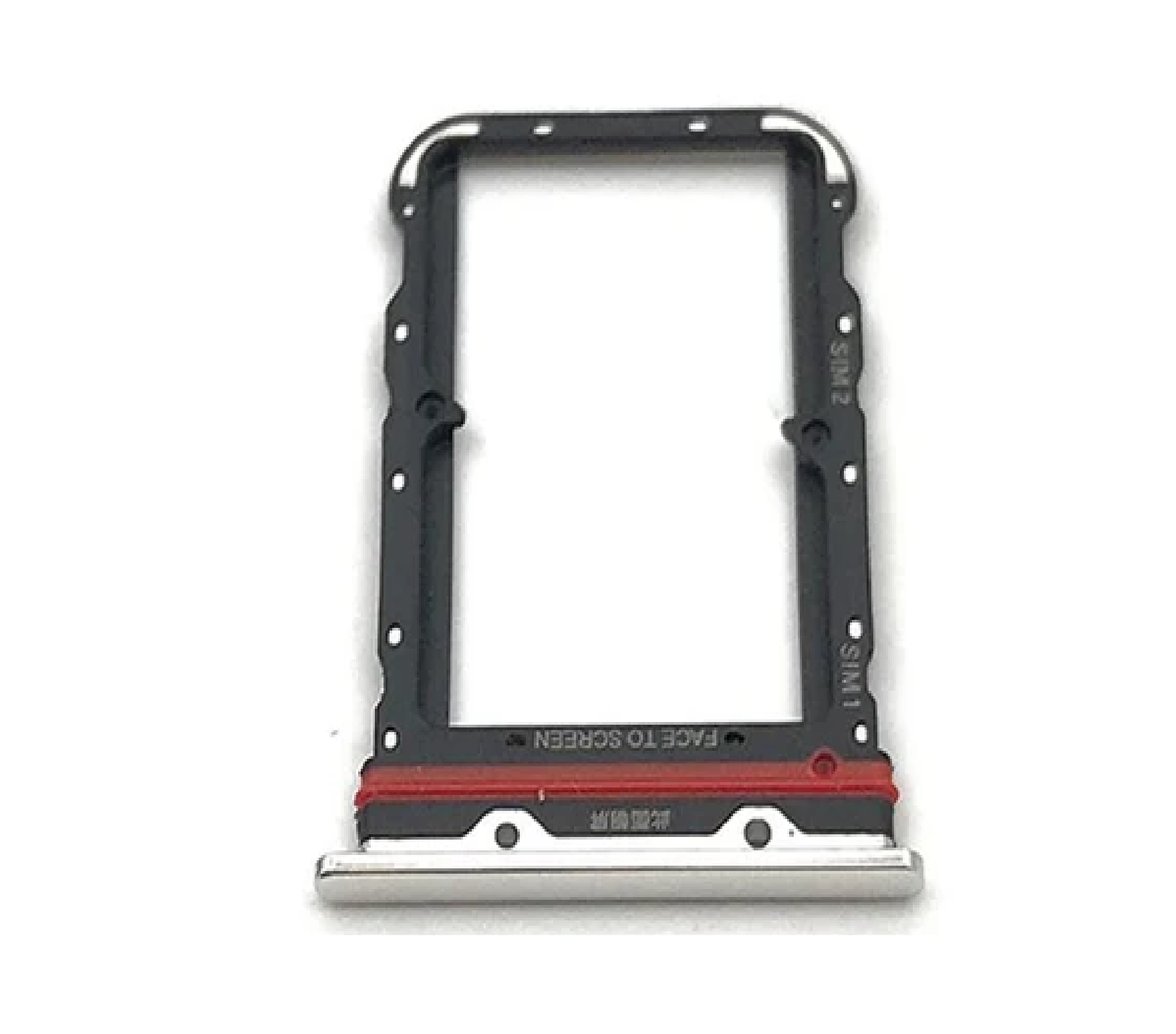 Xiaomi Mi Note 10 Pro Uyumlu Sim Kart Tepsisi Silver