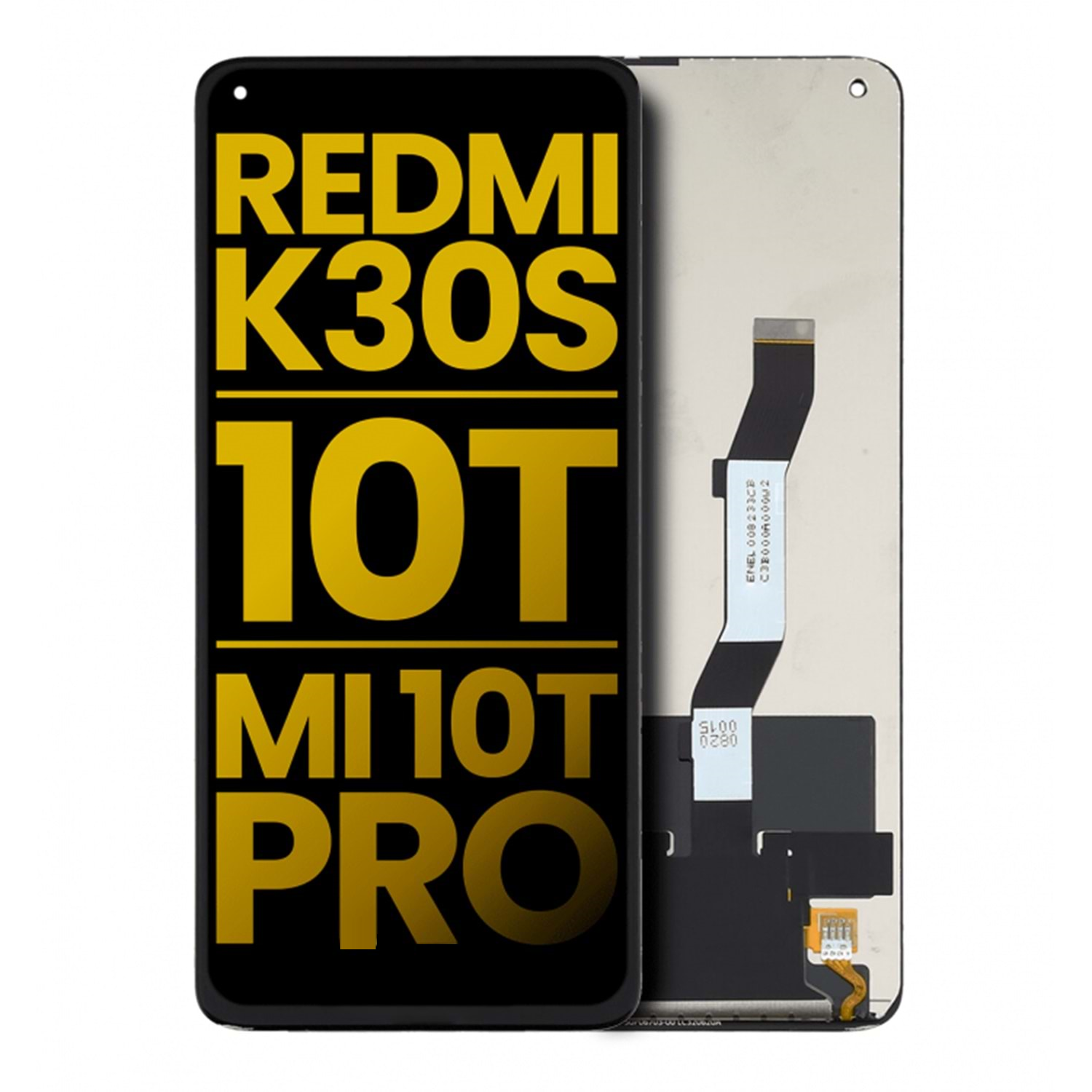 Xiaomi Mi 10t Pro Uyumlu Lcd Ekran Dokunmatik Siyah Çıtasız Servis