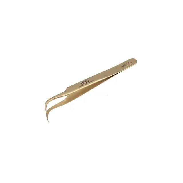 Vetus Mcs-15 Paslanmaz Çelik Anti-statik Eğik Uçlu Entegre Cımbızı Gold