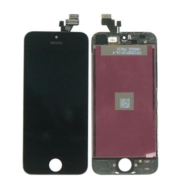 Apple iPhone 5 Uyumlu Lcd Ekran Dokunmatik Siyah Çin Revize