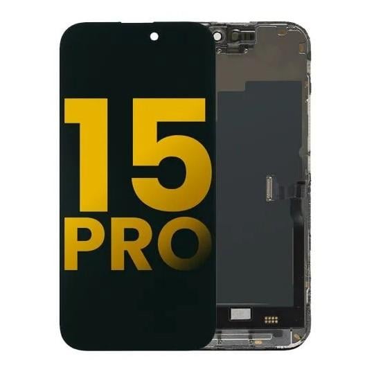 Apple iPhone 15 Pro Lcd Ekran Dokunmatik Siyah Servis Revize