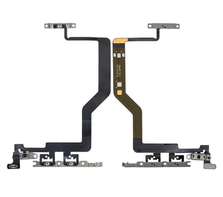 Apple iPhone 12 Pro Max Uyumlu On Off Power Yan Ses Filmi Flex