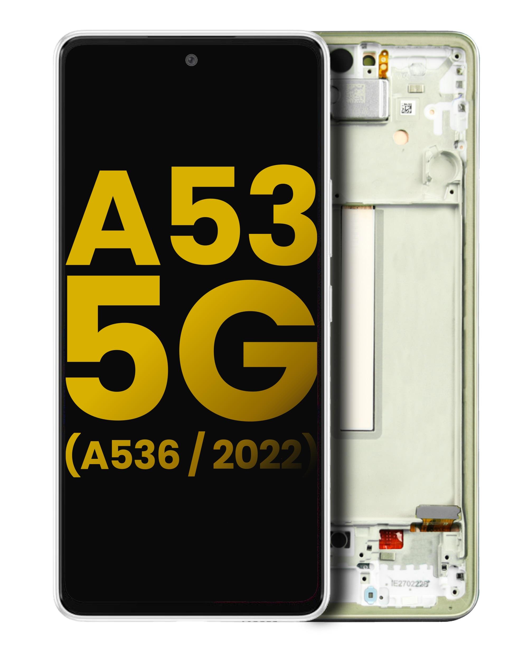 Samsung Galaxy A53 5g A536 Uyumlu Lcd Ekran Dokunmatik Beyaz Servis Çıtalı