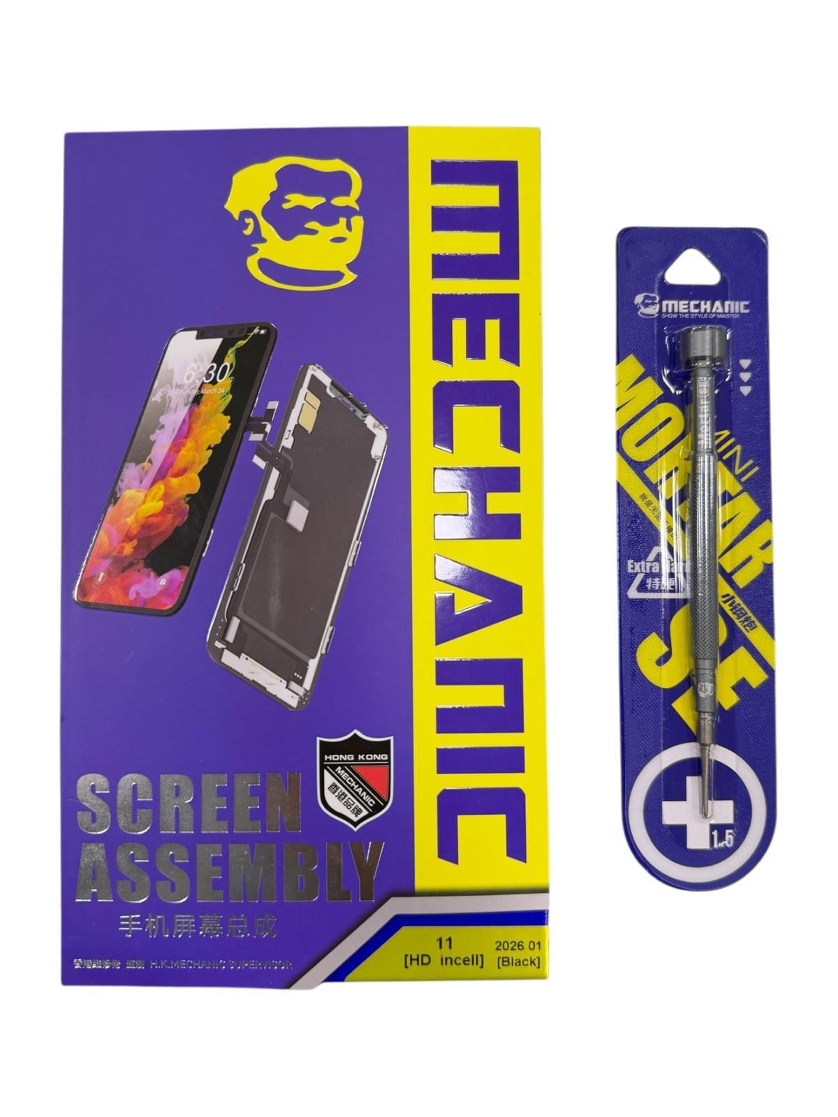 Mechanic iPhone 11 Uyumlu Ekran HD - Kampanyalı (Mechanic Tornavida Hediyeli)