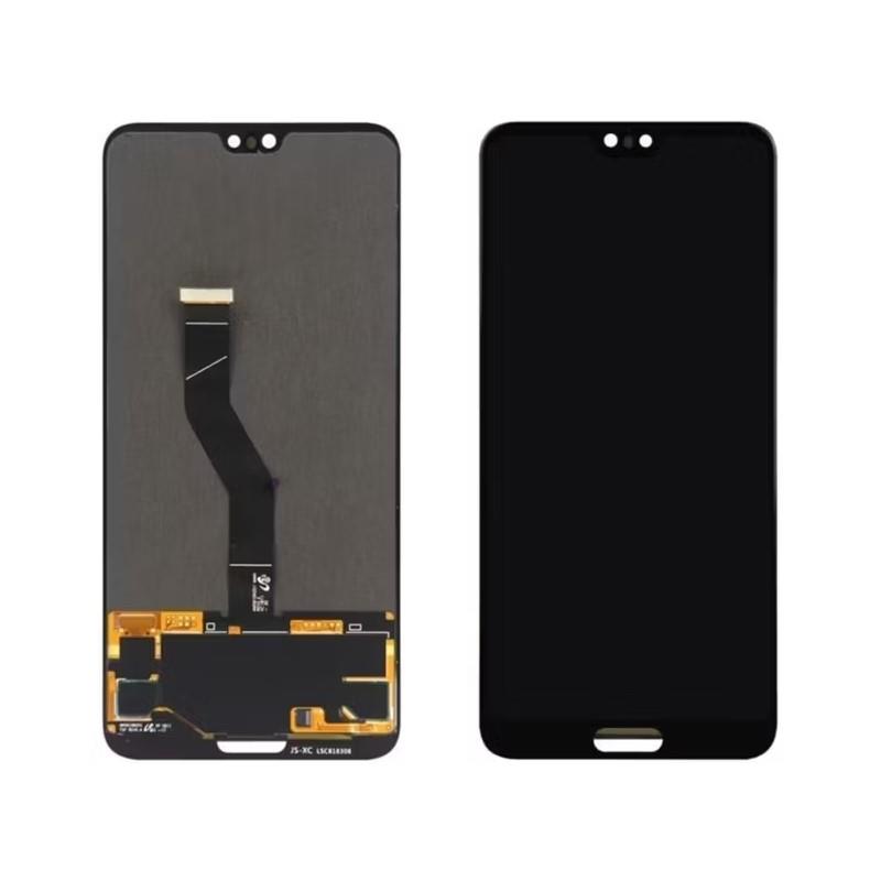 P20 Pro Uyumlu Lcd Ekran Dokunmatik Siyah Servis Çıtasız