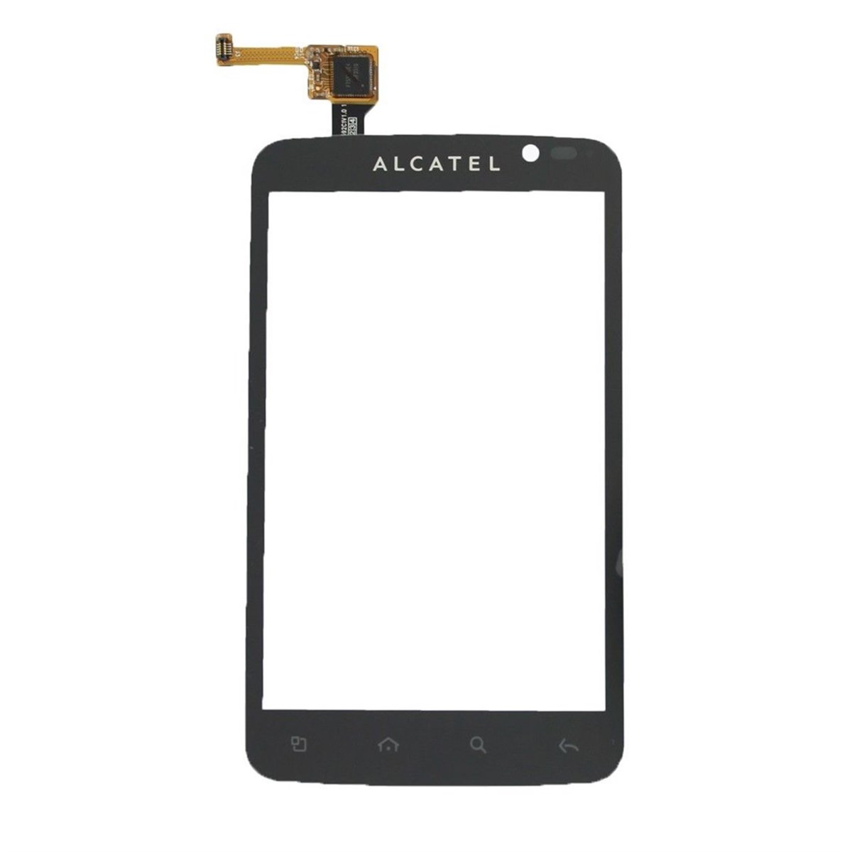Alcatel One Touch OT-991 Dokunmatik Touch Siyah Çıtasız