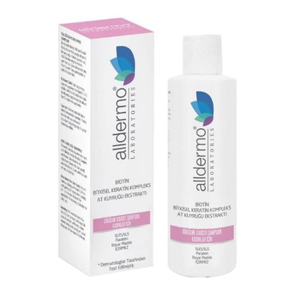 Alldermo Biotin At Kuyruğu Ekstraktlı Dökülme Karşıtı Şampuan 200 ml - Kadınlar İçin