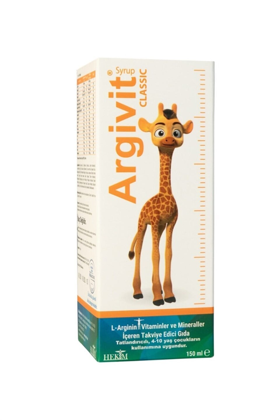 Argivit Vitamin Mineral L-Arjinin Şurup 150 ml