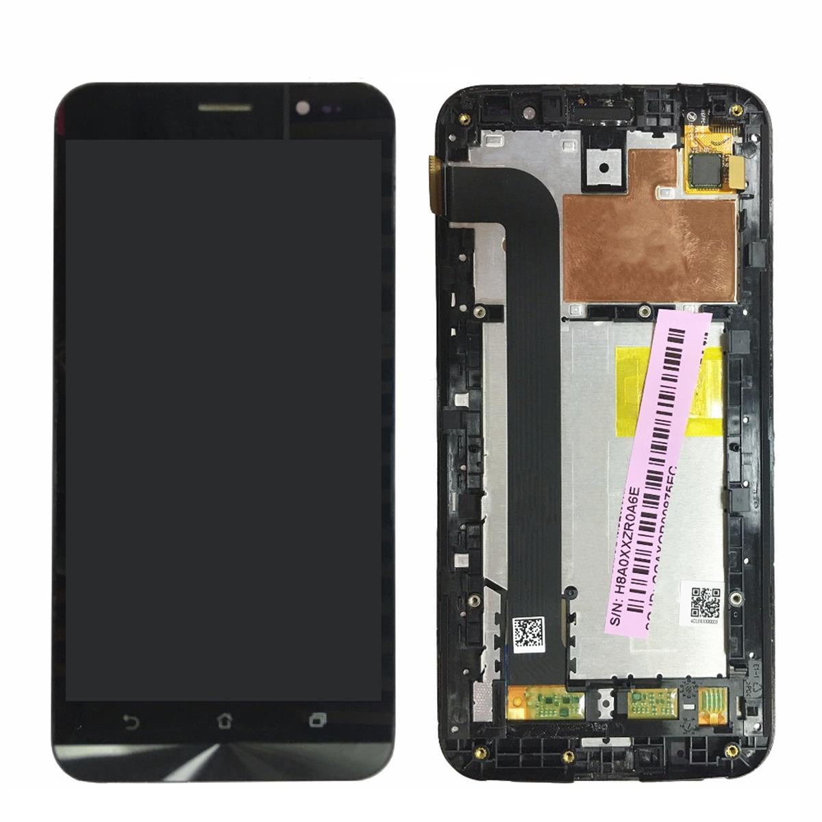 Asus Zenfone Go 5.5 Zb552kl Lcd Ekran Dokunmatik Siyah Çıtalı