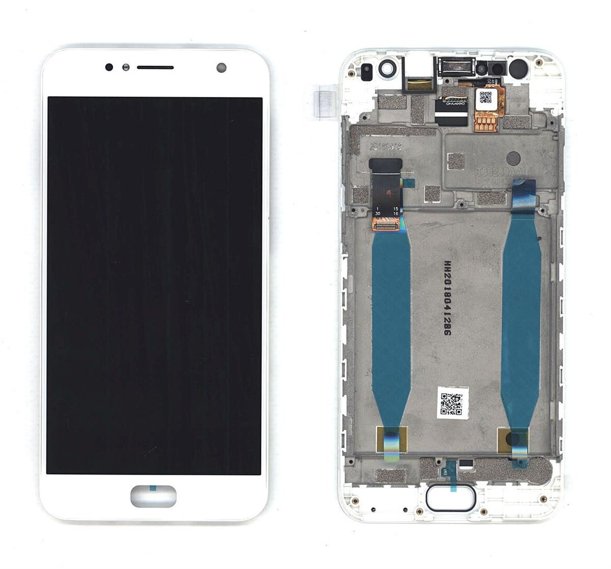 Asus Zenfone Live 5.5 Zb553kl Lcd Ekran Dokunmatik Beyaz Çıtalı