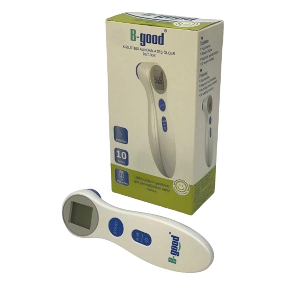 B-Good DET-306 Kızılötesi Alından Temassız Ateş Ölçer
