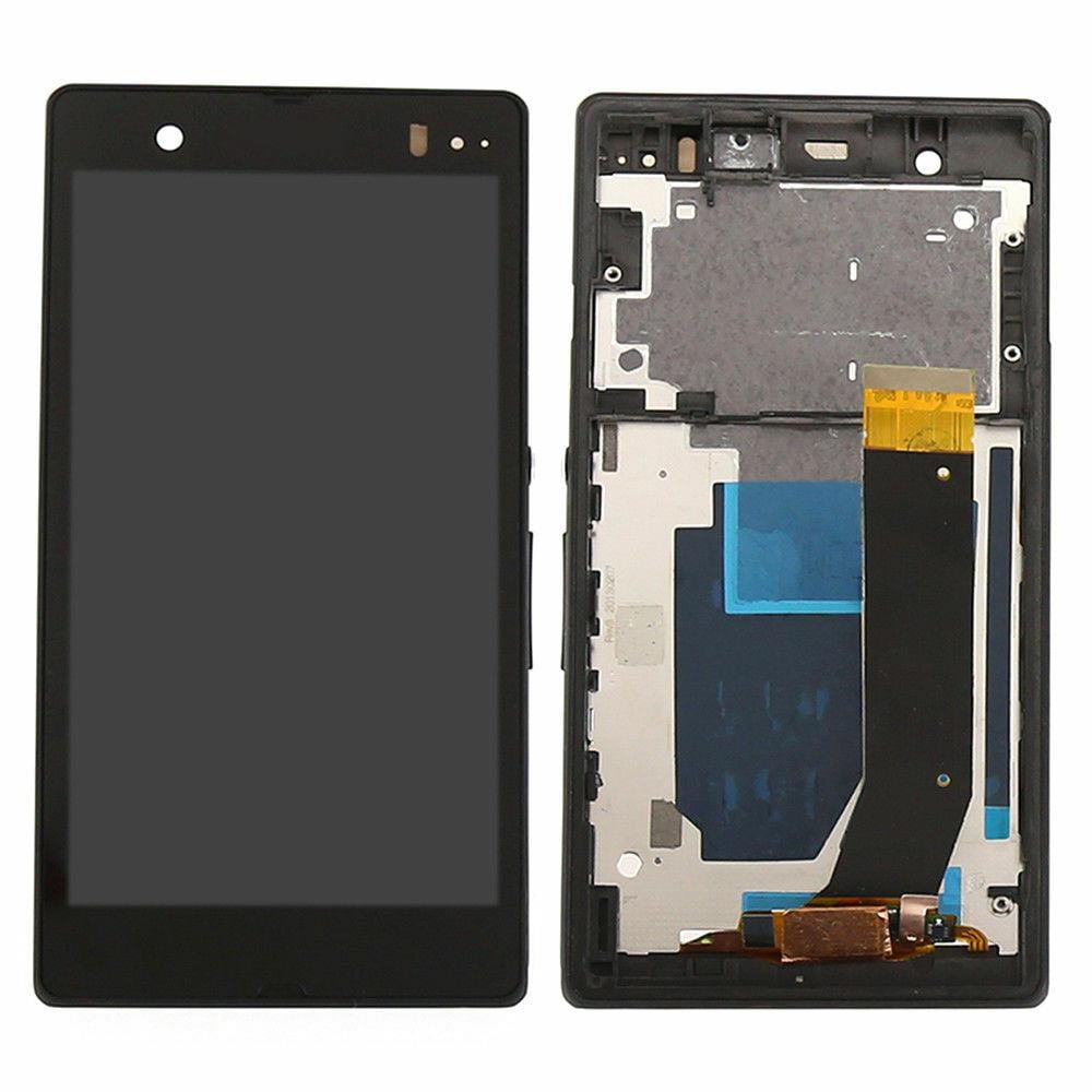 Sony Xperia Z Lt36 Lcd Ekran Dokunmatik Siyah Çıtalı
