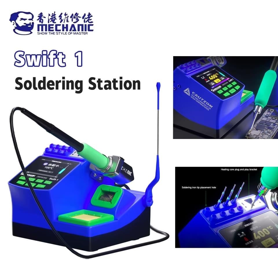 Mechanic Swift 1 Dijital Ekranlı Akıllı Hassas Lehim İstasyonu