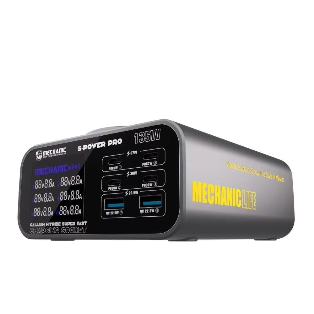Mechanic S-POWER Pro GaN Çoklu Port Süper Hızlı Şarj İstasyonu