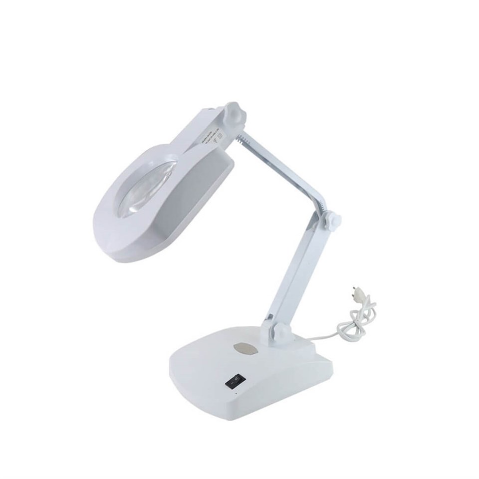 BEST-8611BL 5/10X Katlanır  Led ve Büyüteçli Masa Aydınlatma Cihazı