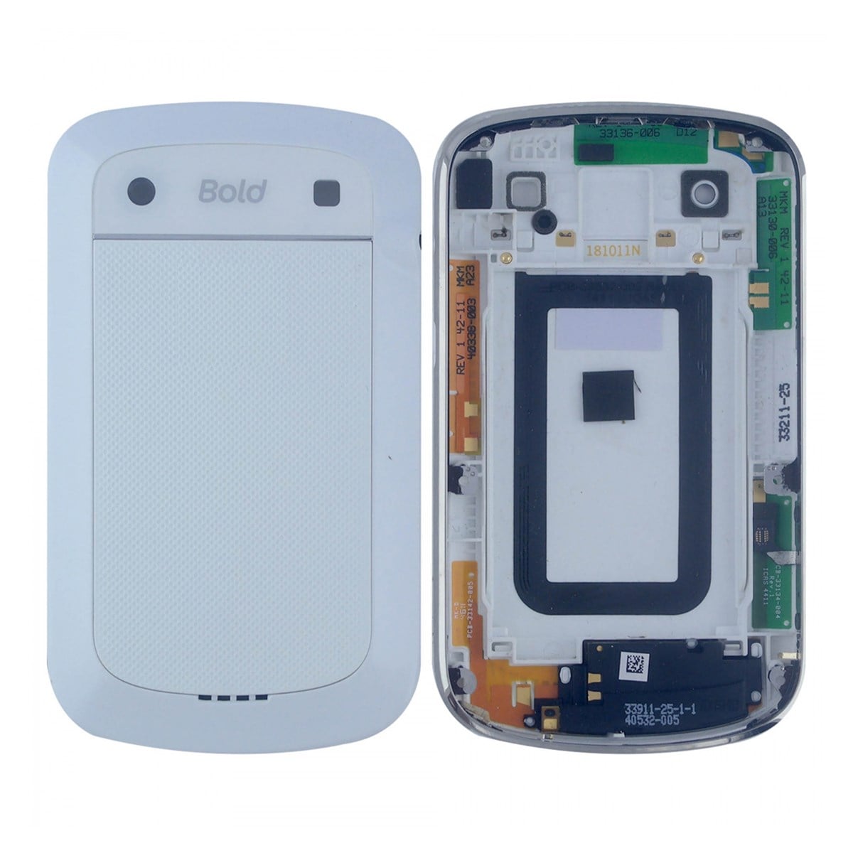 Blackberry 9900 Bold Kasa Kapak Beyaz