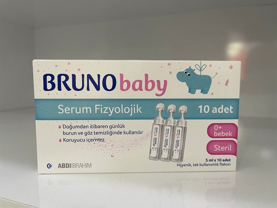 Bruno Baby Serum Fizyolojik 5 ml x 10 Flakon