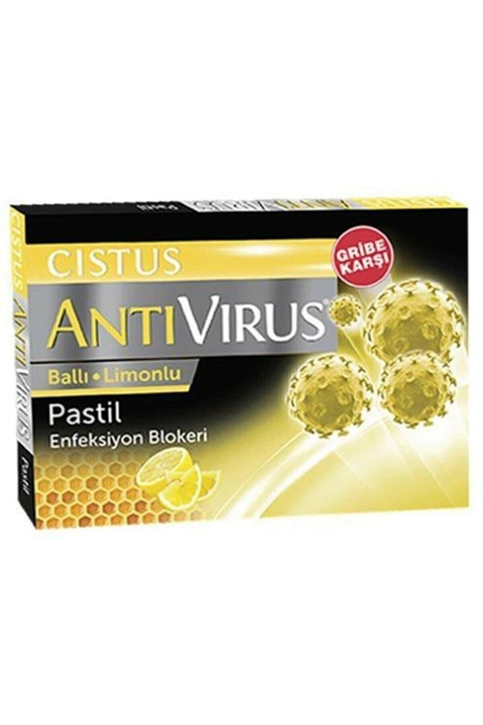 Cistus Antivirus Ballı Limonlu Pastil 10 Adet