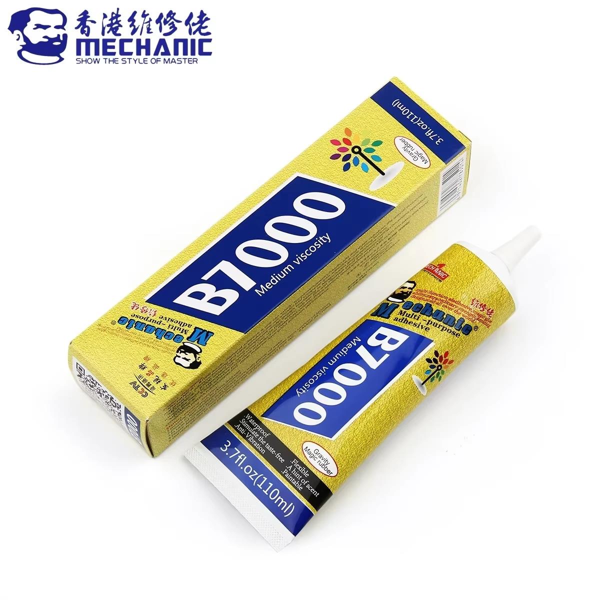 Mechanic B7000 Çok Amaçlı Yapıştırıcı 110ml Şeffaf