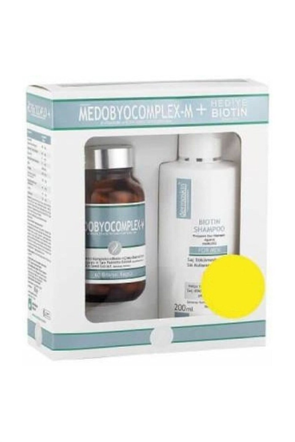Dermoskin Medobiocomplex-E 60 Kapsül Erkek + Biotin Şampuan 200 ml