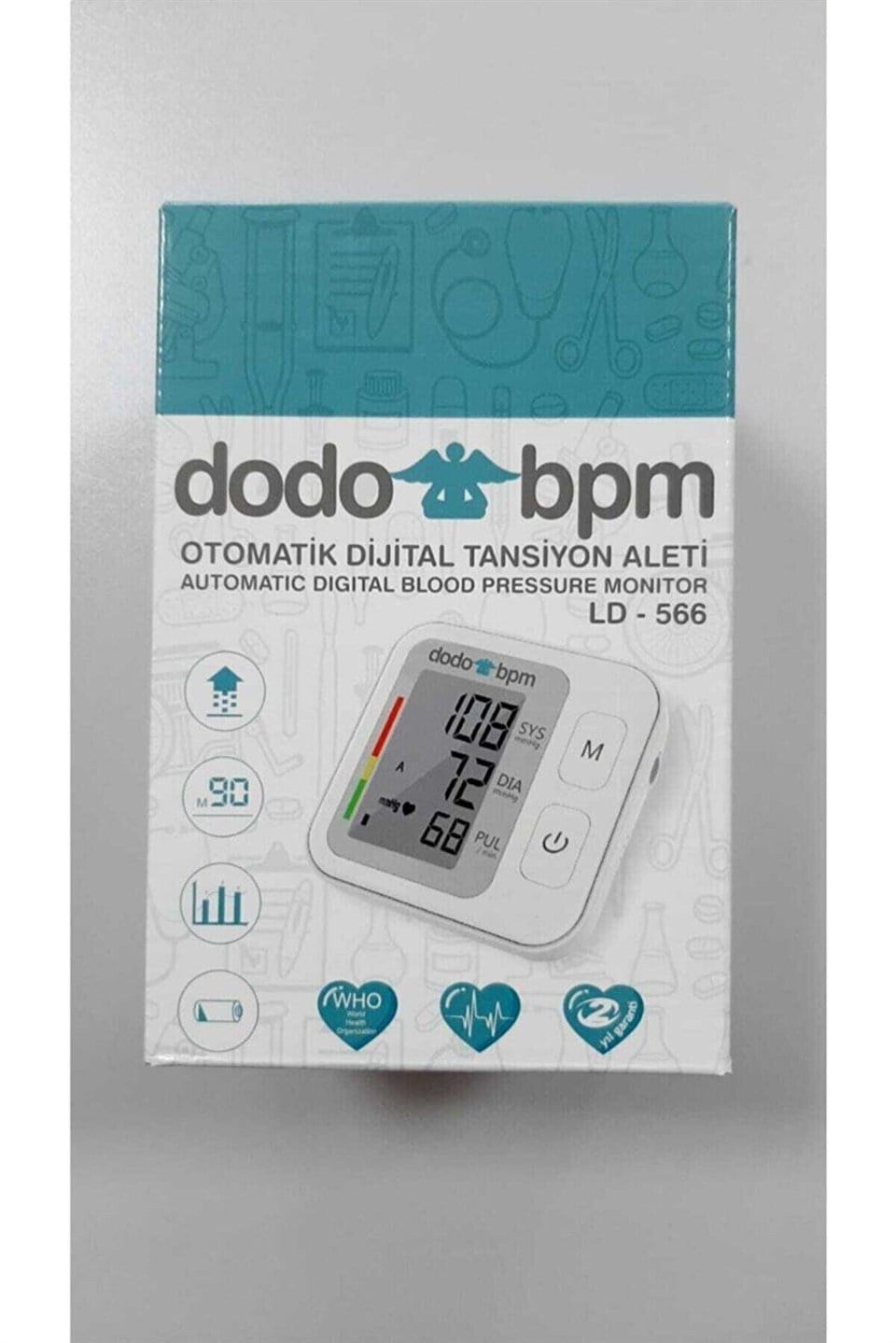 Dodo LD-566 Koldan Ölçer Türkçe Konuşan Dijital Tansiyon Aleti