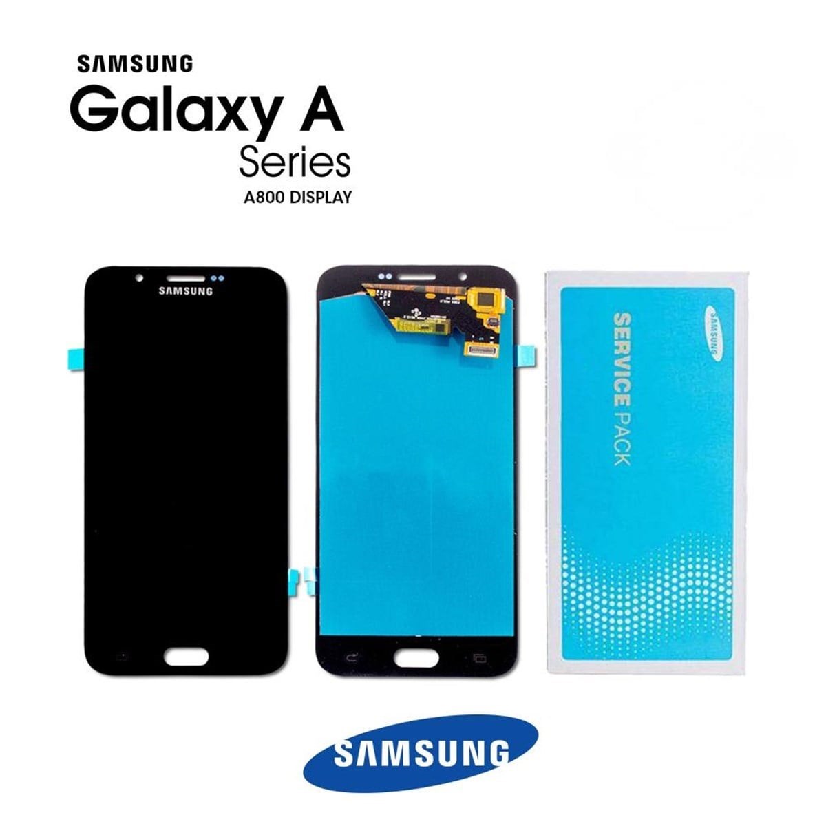 Samsung Galaxy A8 A800 Uyumlu Lcd Ekran Dokunmatik Siyah Servis GH97-17696C