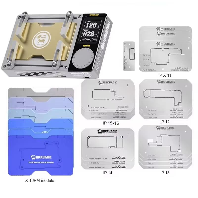 Mechanic Heat Air Sıcak Hava Lehim Sökme İstasyonu – iPhone X–16 Pro Max Uyumlu