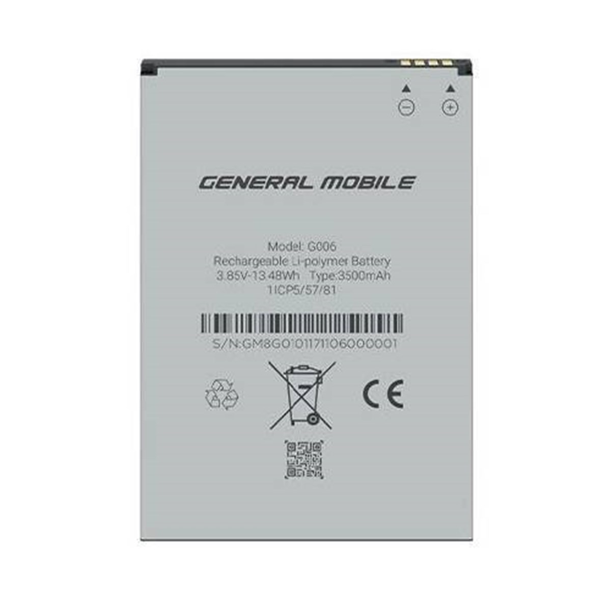 General Mobile Discovery Gm8 Go Batarya Pil