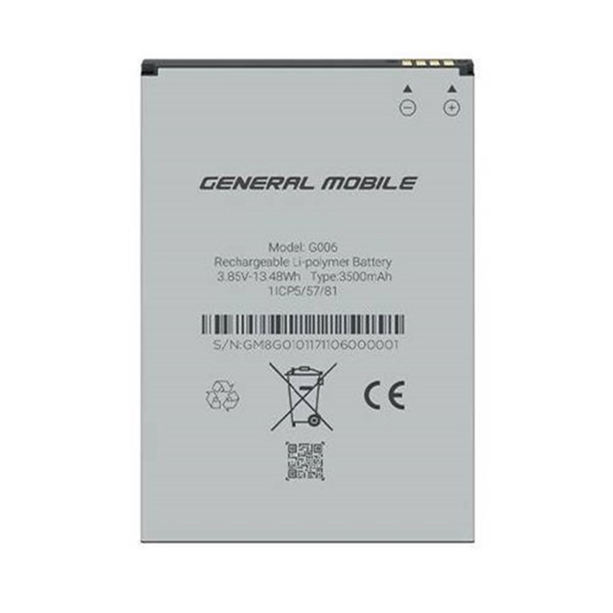 General Mobile Discovery Gm8 Go Batarya Pil