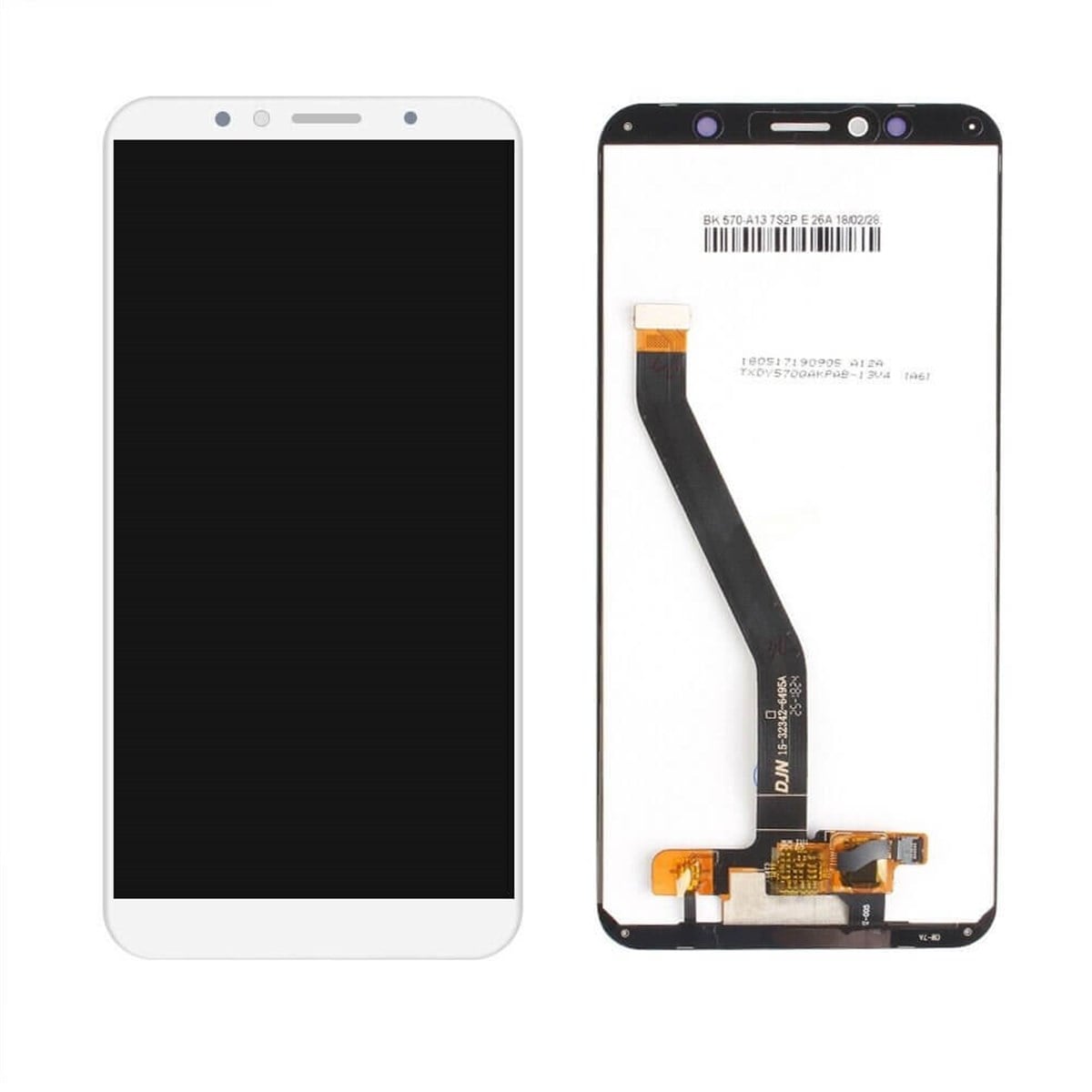 Huawei Honor 7a Lcd Ekran Dokunmatik Beyaz Çıtasız