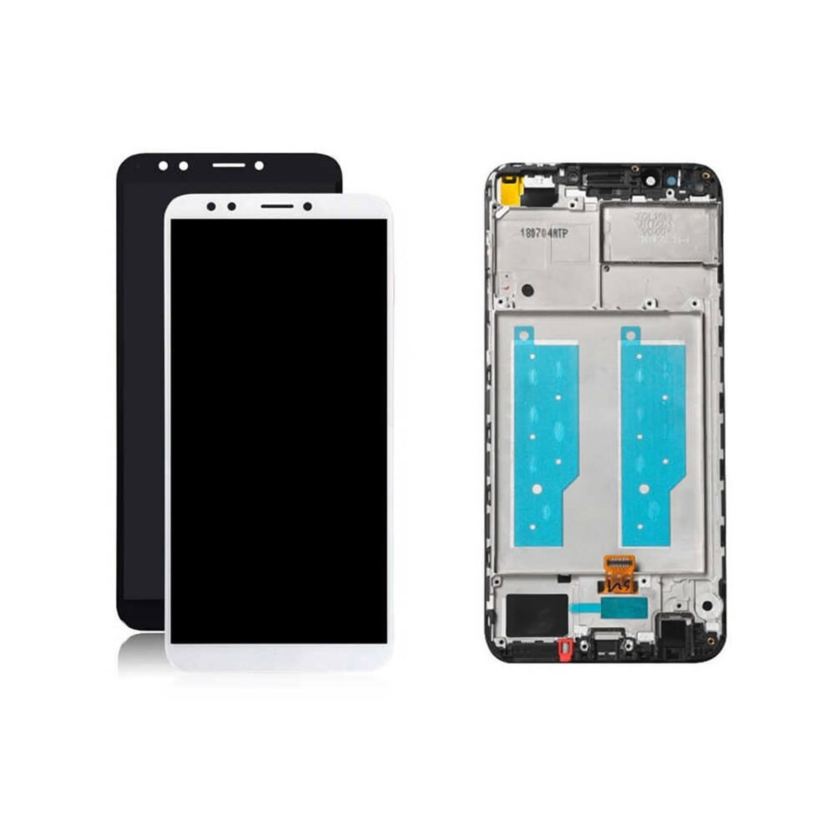 Huawei Honor 7c Lcd Ekran Dokunmatik Siyah Çıtalı