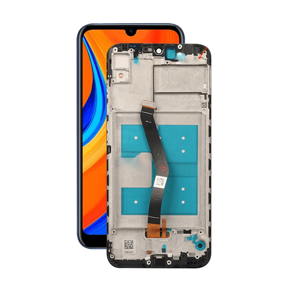 Huawei Honor 8a Lcd Ekran Dokunmatik Siyah Çıtalı